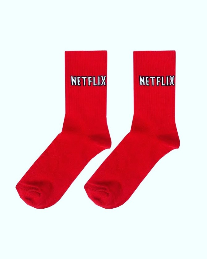 KIRMIZI NETFLIX ÇORAP